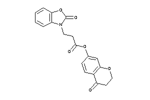 3-(2-keto-1,3-benzoxazol-3-yl)propionic Acid (4-ketochroman-7-yl) Ester