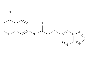 3-([1,2,4]triazolo[1,5-a]pyrimidin-6-yl)propionic Acid (4-ketochroman-7-yl) Ester