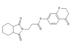 3-(1,3-diketo-3a,4,5,6,7,7a-hexahydroisoindol-2-yl)propionic Acid (4-ketochroman-7-yl) Ester