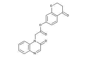 2-(2-ketoquinoxalin-1-yl)acetic Acid (4-ketochroman-7-yl) Ester