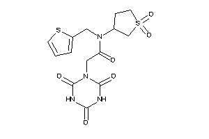 Image of N-(1,1-diketothiolan-3-yl)-N-(2-thenyl)-2-(2,4,6-triketo-1,3,5-triazinan-1-yl)acetamide