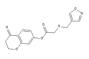 2-(isoxazol-4-ylmethylthio)acetic Acid (4-ketochroman-7-yl) Ester