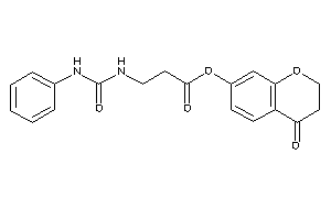 3-(phenylcarbamoylamino)propionic Acid (4-ketochroman-7-yl) Ester