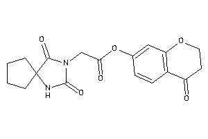 2-(2,4-diketo-1,3-diazaspiro[4.4]nonan-3-yl)acetic Acid (4-ketochroman-7-yl) Ester