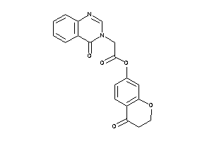 2-(4-ketoquinazolin-3-yl)acetic Acid (4-ketochroman-7-yl) Ester