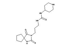1-[3-(2,4-diketo-1,3-diazaspiro[4.4]nonan-3-yl)propyl]-3-(4-piperidyl)urea