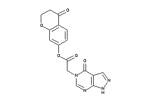 2-(4-keto-1H-pyrazolo[3,4-d]pyrimidin-5-yl)acetic Acid (4-ketochroman-7-yl) Ester