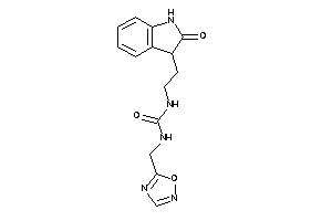 1-[2-(2-ketoindolin-3-yl)ethyl]-3-(1,2,4-oxadiazol-5-ylmethyl)urea