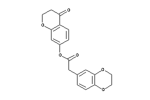 2-(2,3-dihydro-1,4-benzodioxin-6-yl)acetic Acid (4-ketochroman-7-yl) Ester