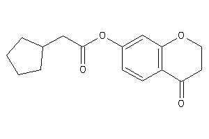 2-cyclopentylacetic Acid (4-ketochroman-7-yl) Ester