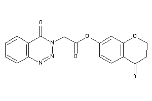 2-(4-keto-1,2,3-benzotriazin-3-yl)acetic Acid (4-ketochroman-7-yl) Ester