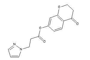 3-pyrazol-1-ylpropionic Acid (4-ketochroman-7-yl) Ester