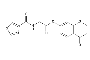 2-(3-thenoylamino)acetic Acid (4-ketochroman-7-yl) Ester