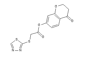 2-(1,3,4-thiadiazol-2-ylthio)acetic Acid (4-ketochroman-7-yl) Ester