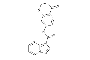 Pyrazolo[1,5-a]pyrimidine-3-carboxylic Acid (4-ketochroman-7-yl) Ester