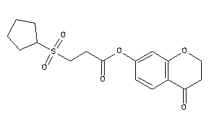 3-cyclopentylsulfonylpropionic Acid (4-ketochroman-7-yl) Ester