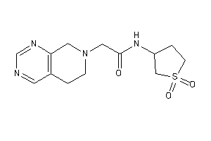 2-(6,8-dihydro-5H-pyrido[3,4-d]pyrimidin-7-yl)-N-(1,1-diketothiolan-3-yl)acetamide