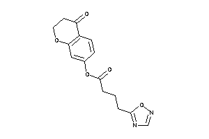 4-(1,2,4-oxadiazol-5-yl)butyric Acid (4-ketochroman-7-yl) Ester