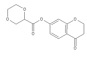 Image of 1,4-dioxane-2-carboxylic Acid (4-ketochroman-7-yl) Ester