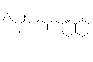 3-(cyclopropanecarbonylamino)propionic Acid (4-ketochroman-7-yl) Ester