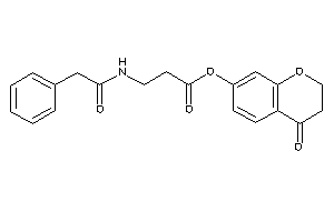 3-[(2-phenylacetyl)amino]propionic Acid (4-ketochroman-7-yl) Ester