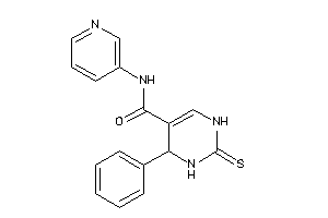 4-phenyl-N-(3-pyridyl)-2-thioxo-3,4-dihydro-1H-pyrimidine-5-carboxamide
