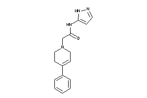 2-(4-phenyl-3,6-dihydro-2H-pyridin-1-yl)-N-(1H-pyrazol-5-yl)acetamide