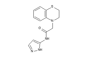 2-(2,3-dihydro-1,4-benzothiazin-4-yl)-N-(1H-pyrazol-5-yl)acetamide