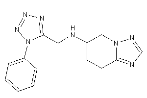 (1-phenyltetrazol-5-yl)methyl-(5,6,7,8-tetrahydro-[1,2,4]triazolo[1,5-a]pyridin-6-yl)amine