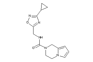 N-[(3-cyclopropyl-1,2,4-oxadiazol-5-yl)methyl]-3,4-dihydro-1H-pyrrolo[1,2-a]pyrazine-2-carboxamide