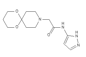 2-(7,11-dioxa-3-azaspiro[5.5]undecan-3-yl)-N-(1H-pyrazol-5-yl)acetamide