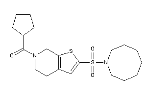 [2-(azocan-1-ylsulfonyl)-5,7-dihydro-4H-thieno[2,3-c]pyridin-6-yl]-cyclopentyl-methanone