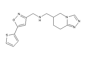 5,6,7,8-tetrahydro-[1,2,4]triazolo[4,3-a]pyridin-6-ylmethyl-[[5-(2-thienyl)isoxazol-3-yl]methyl]amine