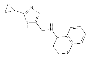 (5-cyclopropyl-4H-1,2,4-triazol-3-yl)methyl-thiochroman-4-yl-amine