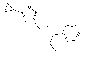 (5-cyclopropyl-1,2,4-oxadiazol-3-yl)methyl-thiochroman-4-yl-amine