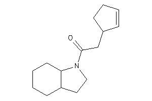 1-(2,3,3a,4,5,6,7,7a-octahydroindol-1-yl)-2-cyclopent-2-en-1-yl-ethanone