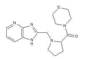 Image of [1-(1H-imidazo[4,5-b]pyridin-2-ylmethyl)pyrrolidin-2-yl]-thiomorpholino-methanone
