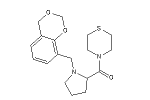 [1-(4H-1,3-benzodioxin-8-ylmethyl)pyrrolidin-2-yl]-thiomorpholino-methanone