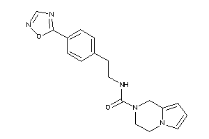 N-[2-[4-(1,2,4-oxadiazol-5-yl)phenyl]ethyl]-3,4-dihydro-1H-pyrrolo[1,2-a]pyrazine-2-carboxamide