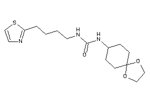 1-(1,4-dioxaspiro[4.5]decan-8-yl)-3-(4-thiazol-2-ylbutyl)urea