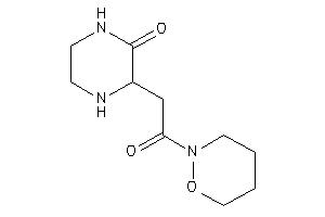 3-[2-keto-2-(oxazinan-2-yl)ethyl]piperazin-2-one