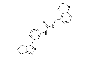 1-(2,3-dihydro-1,4-benzodioxin-5-ylmethyl)-3-[3-(6,7-dihydro-5H-pyrrolo[2,1-c][1,2,4]triazol-3-yl)phenyl]urea