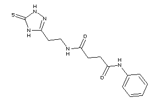 N'-phenyl-N-[2-(5-thioxo-1,4-dihydro-1,2,4-triazol-3-yl)ethyl]succinamide