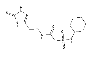 2-(cyclohexylsulfamoyl)-N-[2-(5-thioxo-1,4-dihydro-1,2,4-triazol-3-yl)ethyl]acetamide