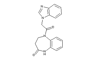 1-[2-(benzimidazol-1-yl)acetyl]-3,5-dihydro-2H-1,5-benzodiazepin-4-one