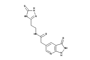 2-(3-keto-1,2-dihydropyrazolo[3,4-b]pyridin-5-yl)-N-[2-(5-thioxo-1,4-dihydro-1,2,4-triazol-3-yl)ethyl]acetamide