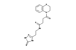 4-(2,3-dihydro-1,4-benzothiazin-4-yl)-4-keto-N-[2-(5-thioxo-1,4-dihydro-1,2,4-triazol-3-yl)ethyl]butyramide