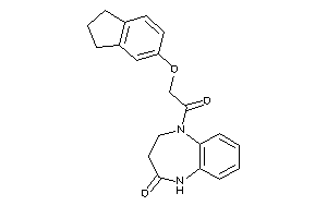 1-(2-indan-5-yloxyacetyl)-3,5-dihydro-2H-1,5-benzodiazepin-4-one