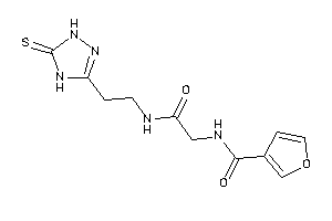 N-[2-keto-2-[2-(5-thioxo-1,4-dihydro-1,2,4-triazol-3-yl)ethylamino]ethyl]-3-furamide