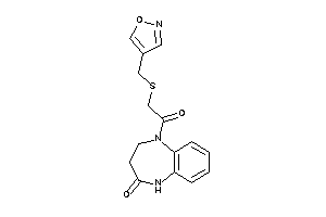 1-[2-(isoxazol-4-ylmethylthio)acetyl]-3,5-dihydro-2H-1,5-benzodiazepin-4-one